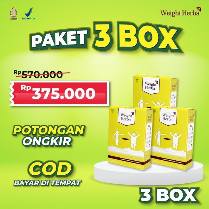 SUSU WEIGHT HERBA - PAKET HEMAT 3 BOX WEIGHT HERBA