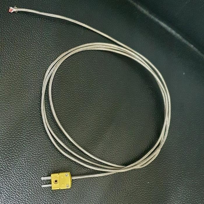 Thermocouple Type K Kabel 2X1Mm 4 Mtr + Jack