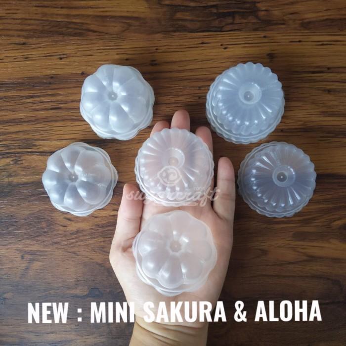 Cetakan puding mini plastik jelly cup steam cake mold