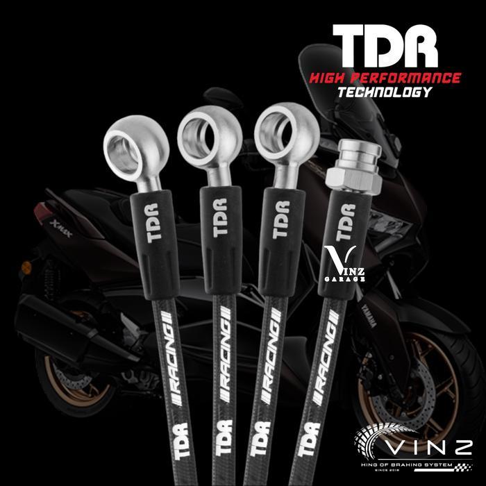 Selang Rem TDR Yamaha Xmax ABS Selang Rem XMAX TDR Carbon ABS