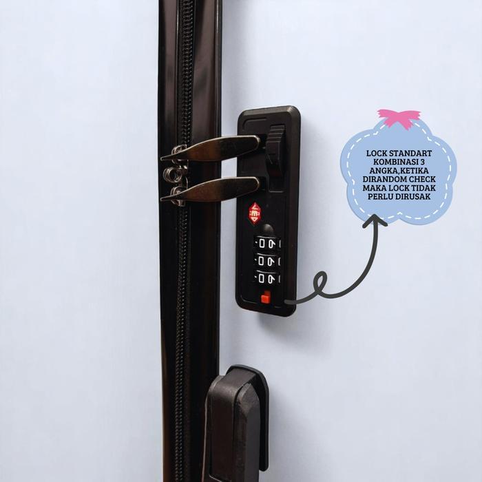 Koper Polo Trust Size 28Inch 001 Bahan Pc,Free Packing Dus Terpercaya