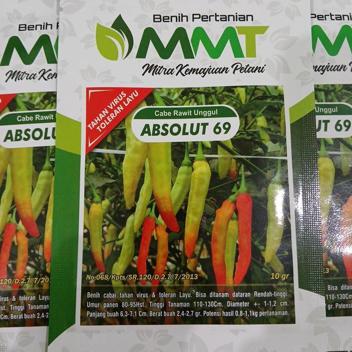 Benih Cabe Rawit ABSOLUT 69 10 Gram MMT