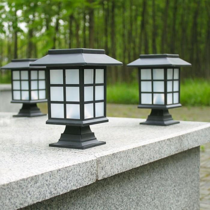 LAMPU HIAS TAMAN PAGAR MINIMALIS SOLAR TENAGA SURYA TANCAP TANAM TANAH