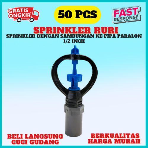 Paket 50pcs sprinkler ruri 1/2 pertanian sprinkler sistem irigasi vitias