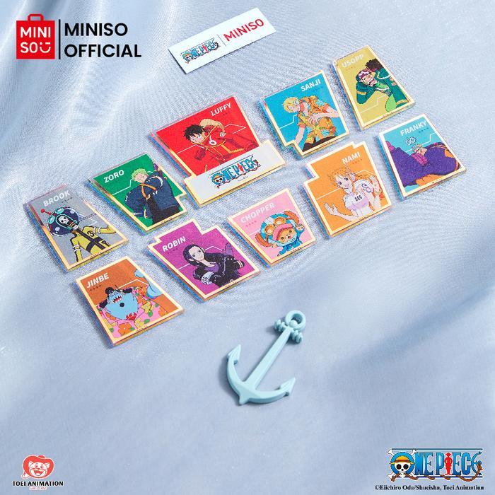 MINISO X One Piece Puzzle Fridge Magnet Hiasan Kulkas Karakter Anime One Piece