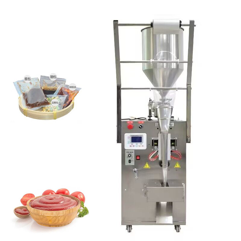 JUAL Vertical Liquid Cosmetics Tomato Paste Sachet Filling Packaging  Machine Automatic Sealing Mach