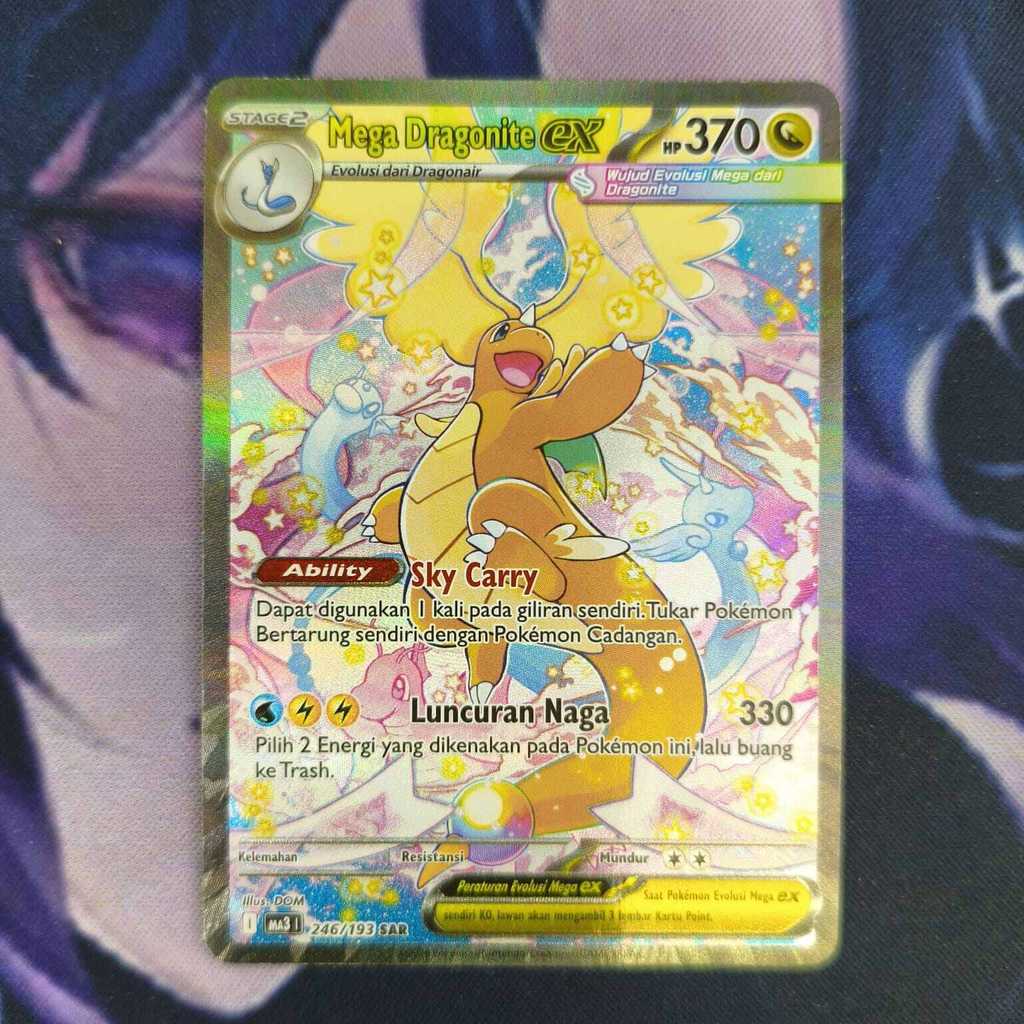 pokemon (ID) mega dragonite ex - MA3 246/193 - SAR