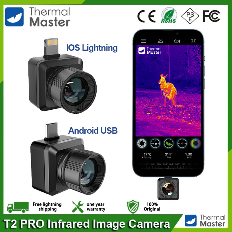 InfiRay Thermal Master T2 Pro 256*192 Night Vision For Hunting Infrared Image Camera for Android &