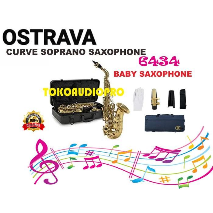 Curve Soprano Saxophone Ostrava 6434 Baby Saxophone Co