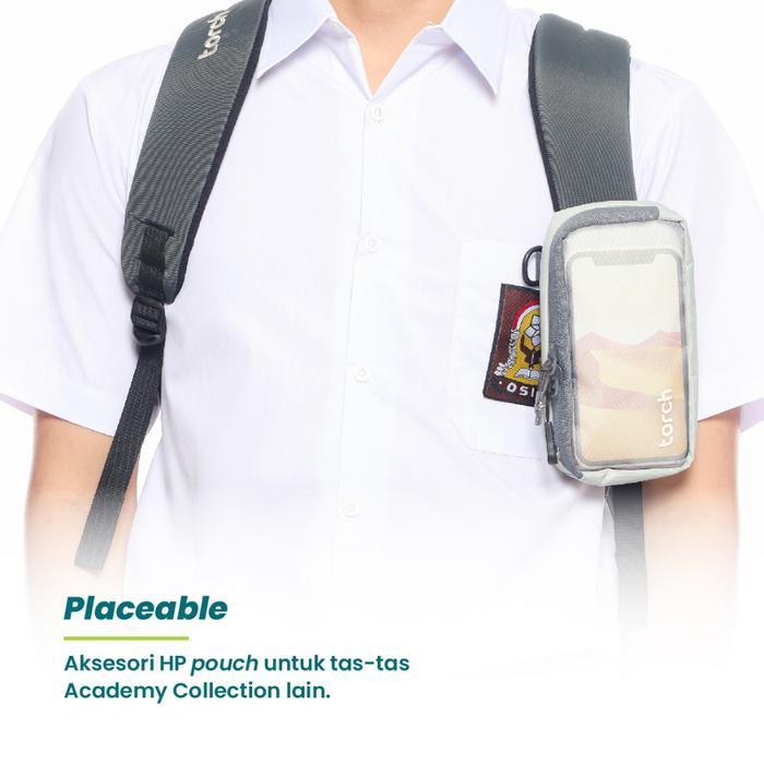 Torch Antro Tas Pouch Hp Transparan Sling Bag Mini Anti Air Stationery Pria Wanita Unisex
