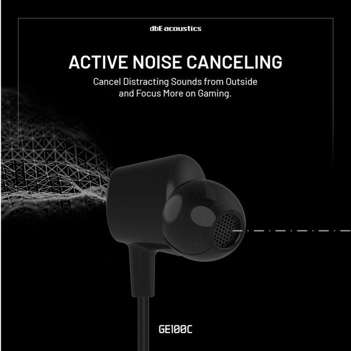 New dbE GE100C Type C ANC Gaming Earphone with Microphone