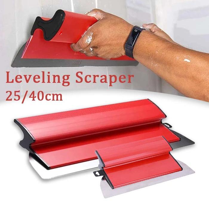 Alat Dempul Gypsum Scraper Tembok Alat Plamir Dinding Skrap Dempul Stainless