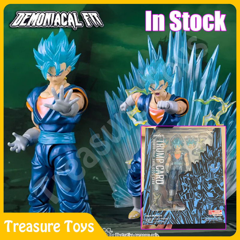 Demoniacal Fit Vegito Figure Dragon Ball Z SHF Super Saiyan God Vegito Vegetto Blue Anime Action