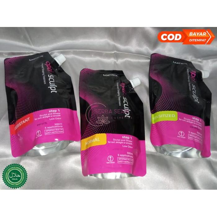 HOT SALE! Opti Sculpt 500ml Matrix Smoothing Resistant Normal Sensitized Pelurus Rambut Rebonding