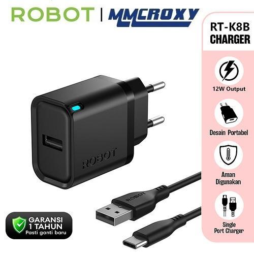 ASLI Robot RT-K8B Adapter Charger Fast Charger Suit 2.4A 12W With Kabel READY STOCK