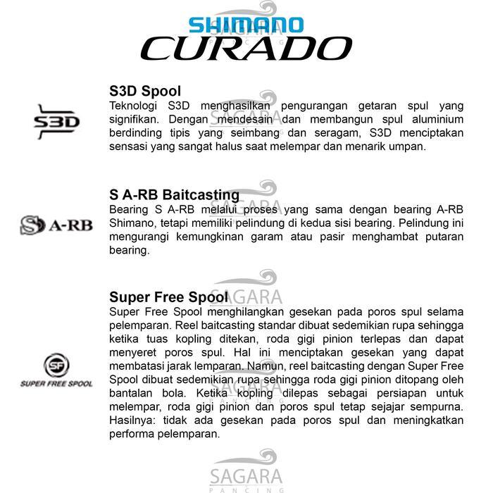 REEL SHIMANO CURADO DC REEL BC SHIMANO CURADO DC REEL CASTING REEL BAIT CASTING