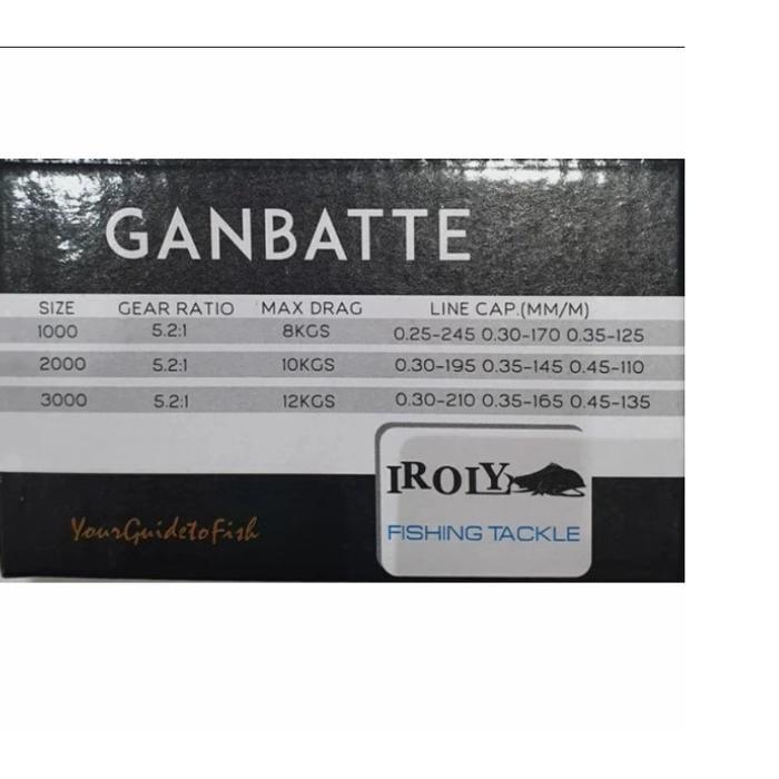 REEL PANCING IROLY GANBATTE 1000 4000 6000 HP GANBATE POWER HANDLE