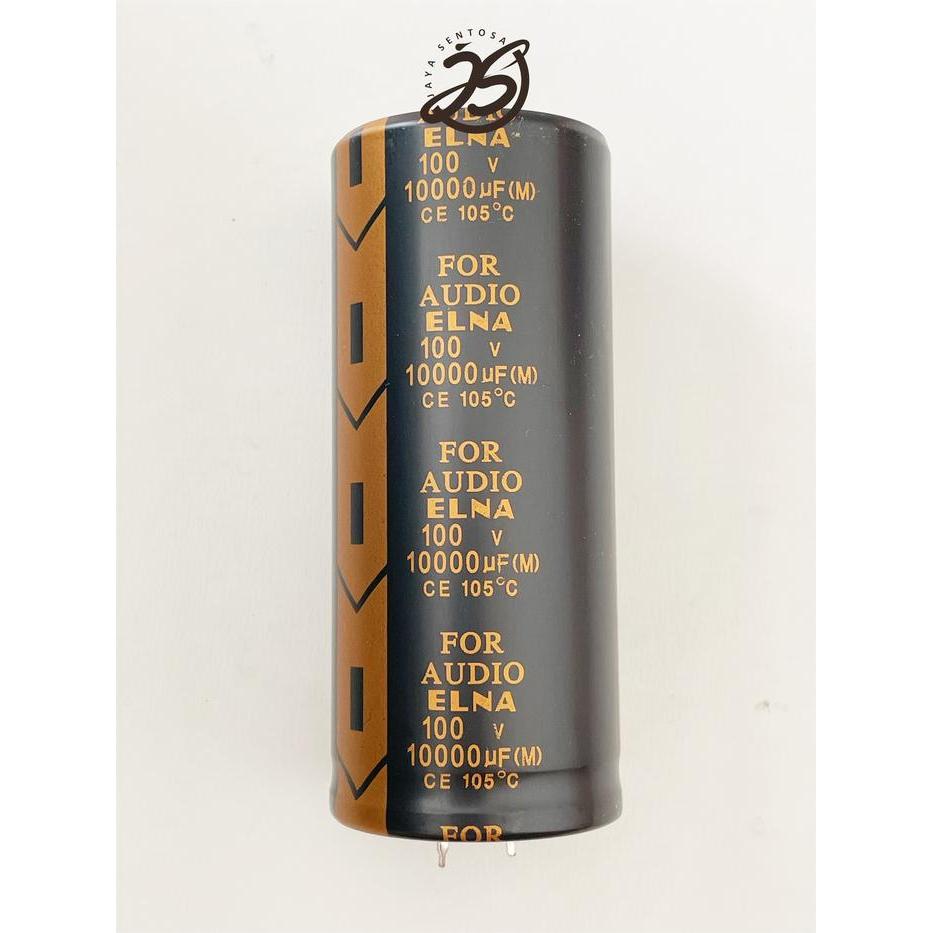 ELNA ELCO 10000UF 100V ELNA ASLI ORIGINAL FOR AUDIO CAPACITOR ELCO KAPASITOR ELKO 10000 UF 100 V
