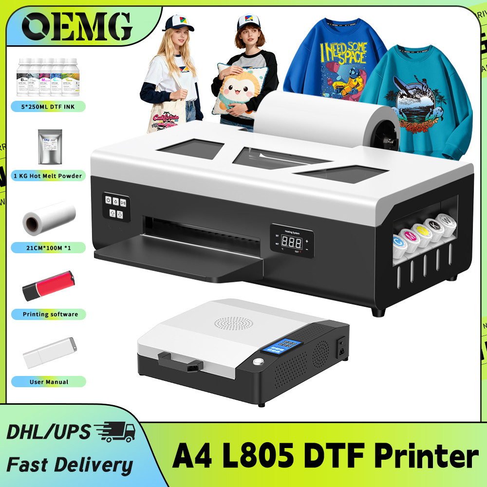 A4 DTF Printer for Epson L805 DTF Printing Machine Direct to Film Textile dtf Printer For t shirt