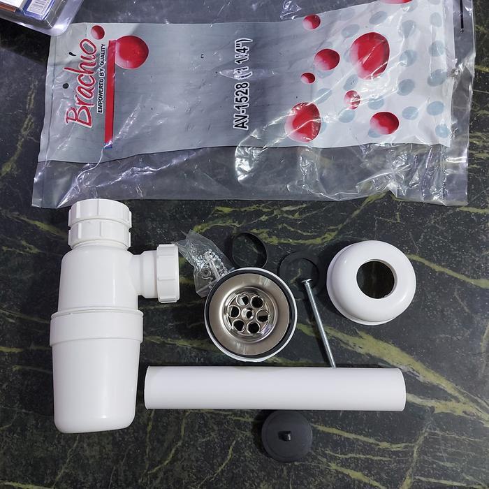 Sifon Botol Plastik / Afur Wastafel Plastik