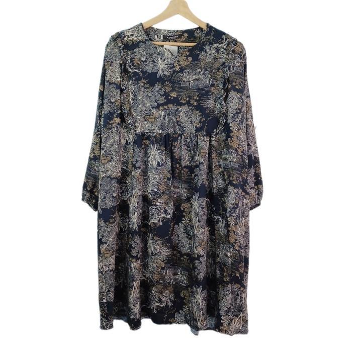 Ini Murah Tunik Jumbo Rayon Branded Ld 130 Cm Long Dress Wanita Oversize Dan 4535# 4620#
