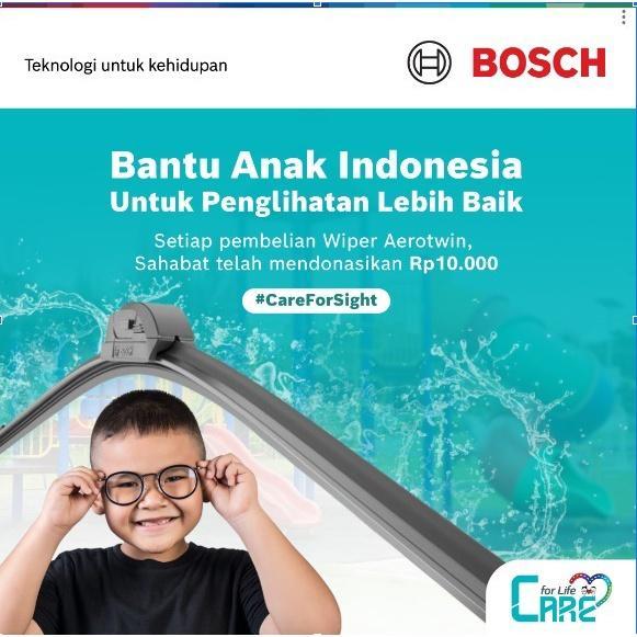 Bosch Wiper Mobil Aerotwin Premium Frameless Ukuran 21 Inch Adaptor Hybrid