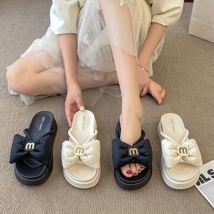 Donatello Store Shoes - Sandal Selop Jelly Wanita Aesthetic/ Sandal Plastform/ Sandal Pita/ Sandal