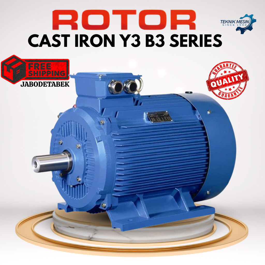 ELEKTRO MOTOR ROTOR Y3 6P 200L1 18.5KW/25HP 3PHASE 380/660V B3/ DINAMO ELECTRIC MOTOR/ ELECTRO MOTOR