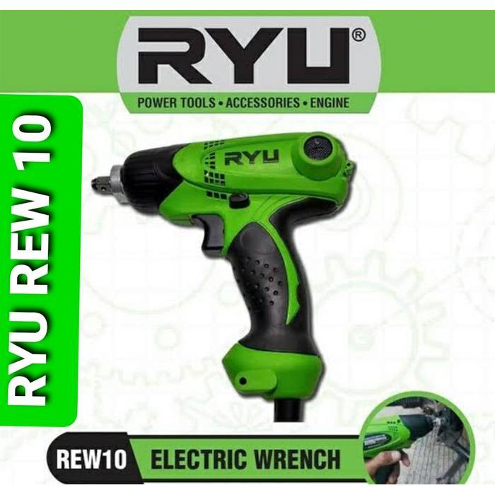 Impact Wrench Ryu Rew 10 Alat Buka Baut Elektrik Listrik Ryu
