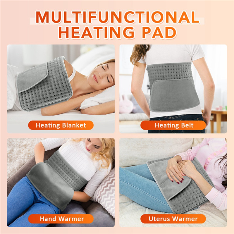 Controlled Heating Therapy Blanket Waist Support Belt With Pocket Waist Belt With Pocket Heating Pad