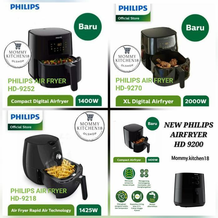 Air Fryer / Pengorengan Tanpa Minyak Philips - Hd-9270