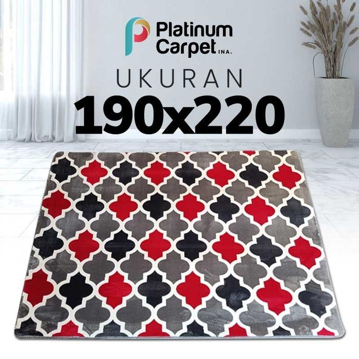 Karpet Busa Malaysia Jumbo 190X220 Tebal, Empuk, Anti Slip Pasti Promo