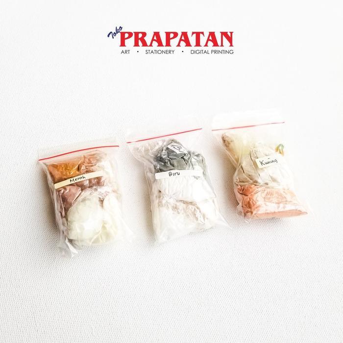 Pewarna Batik Naptol 25g Merah Biru Kuning