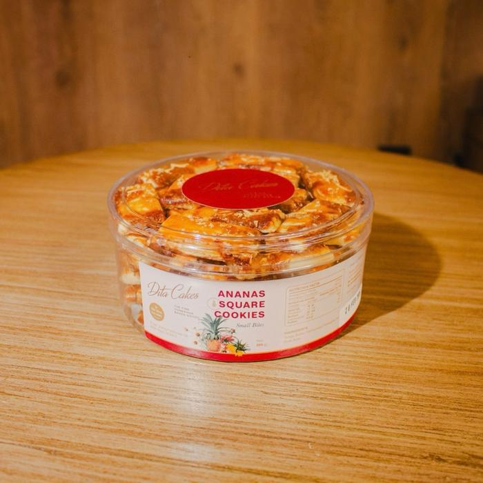 ANANAS SQUARE COOKIES BY DITA CAKES TOPLES 500 GR
