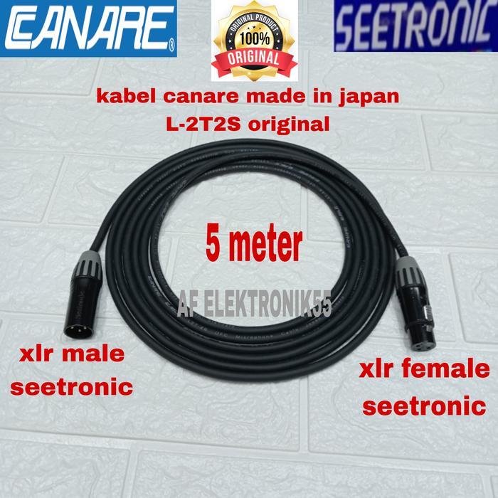 kabel mic/speaker aktif ke mixer 5 meter kabel made in japan