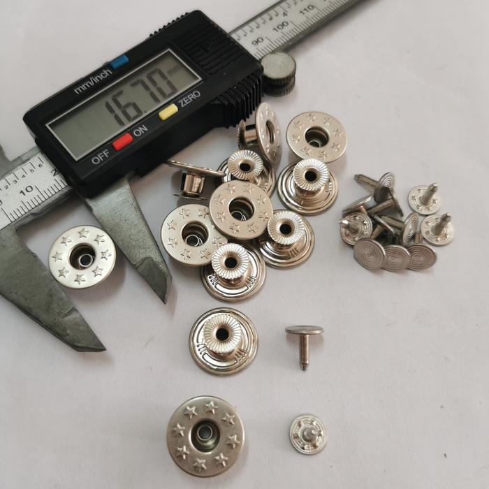 kancing jeans 17 mm anti karat/kancing jeans goyang 17mm zinc/100sets