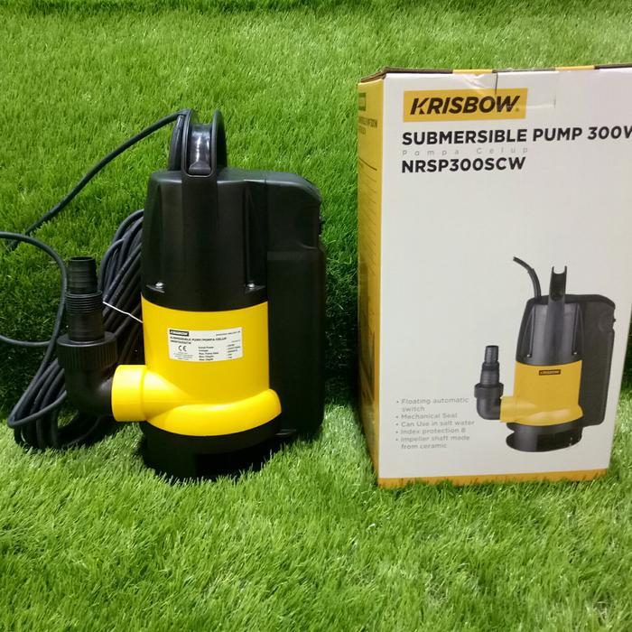 Krisbow Pompa Air Submersible 300 W Pompa Celup ( Untuk Air Kotor)