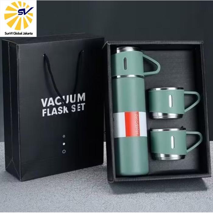 Termos Cangkir Set - Vacuum Flask - Thermos Vacum Bisnis