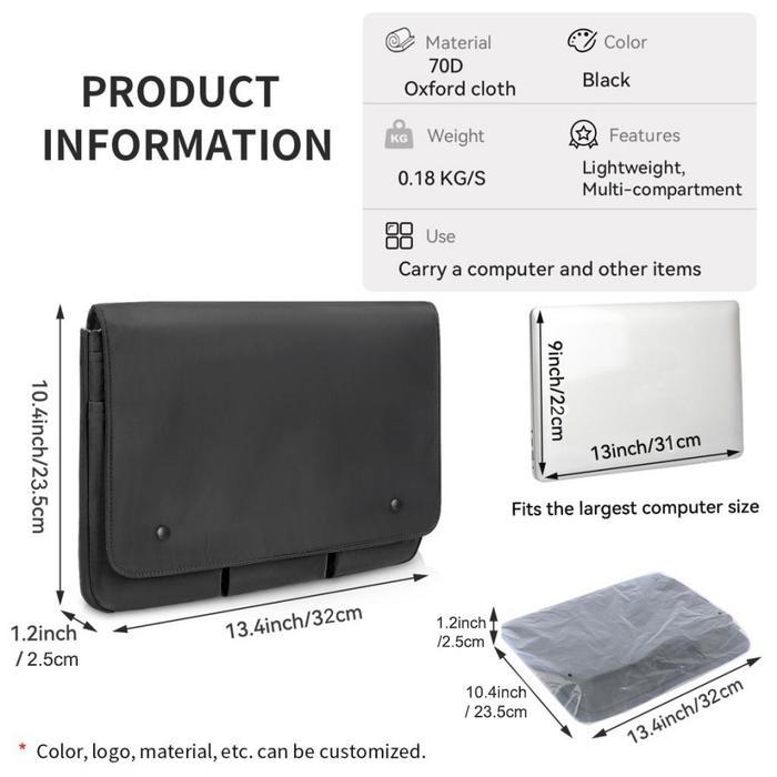 BASEUS BASIC SERIES TAS LAPTOP BAG SLEEVE CASE MACBOOK IPAD PRO 13INCH