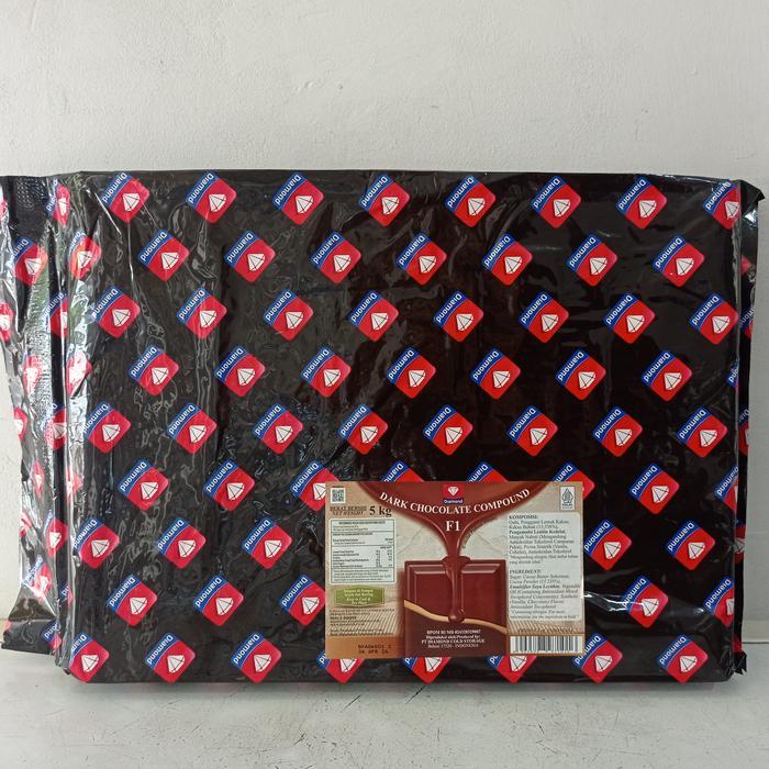 Diamond DARK chocolate compound 5 kg cokelat diamond dark coklat