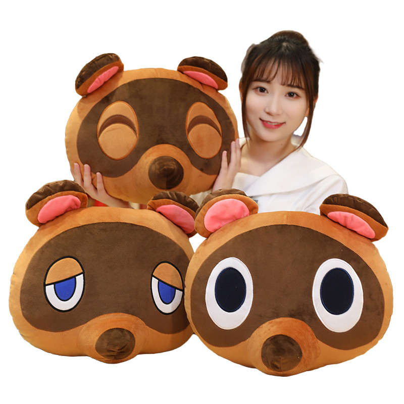 3 Style Animal Crossing Plush Pillow Doubutsu No Mori Cofa Cushion Tom Nook Foxes Stuffed Doll Gifts