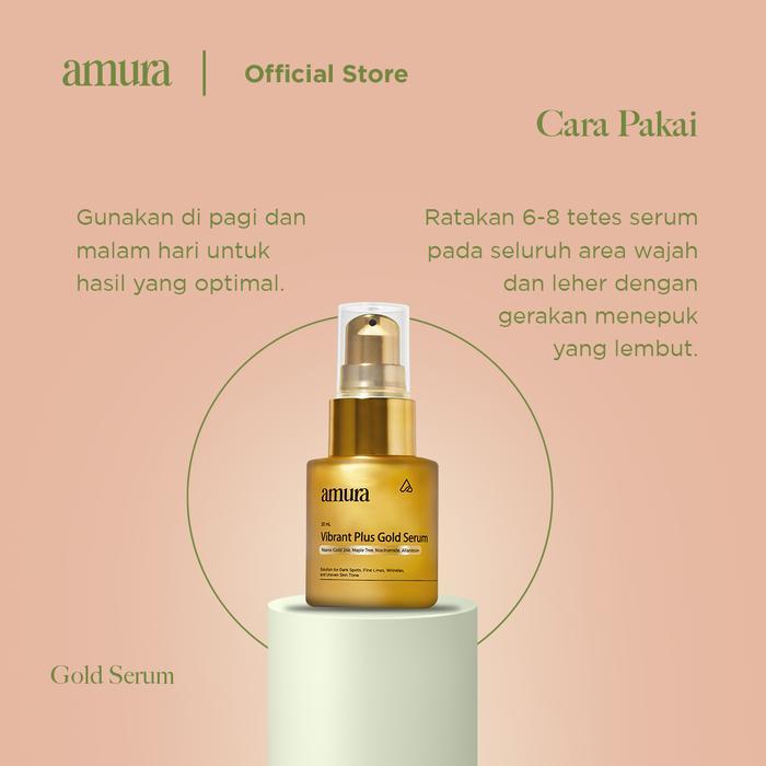 BUNDLING AMURA SERIES 3 (SERUM, FACIAL WASH, DAY AND NIGHT CREAM DAN TONER) AGING WAJAH MEMUDARKAN