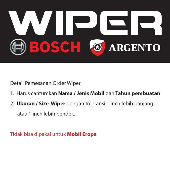 WIPER SUZUKI ESCUDO 2.0 BOSCH ADVANTAGE / ECOPLUS TDC VARIASI