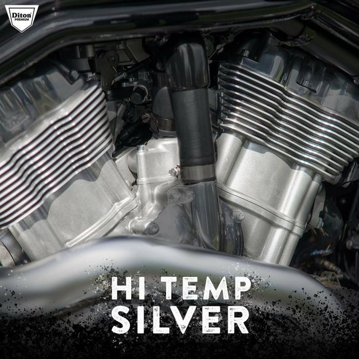 "New" Cat Pilox DITON Knalpot Anti Panas HiTemp Hi Temp Black & Silver