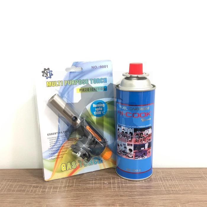 BLOW TORCH GAS TORCH . PAKET + 1 GAS HI COOK
