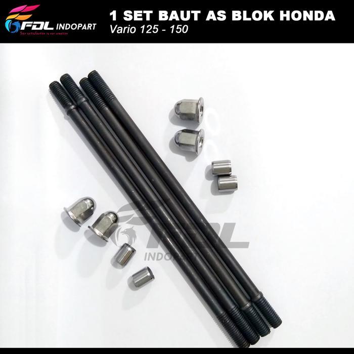1 Set Baut Tusuk Sate Vario 150 /Baut Ancer Vario 125/Vario 150