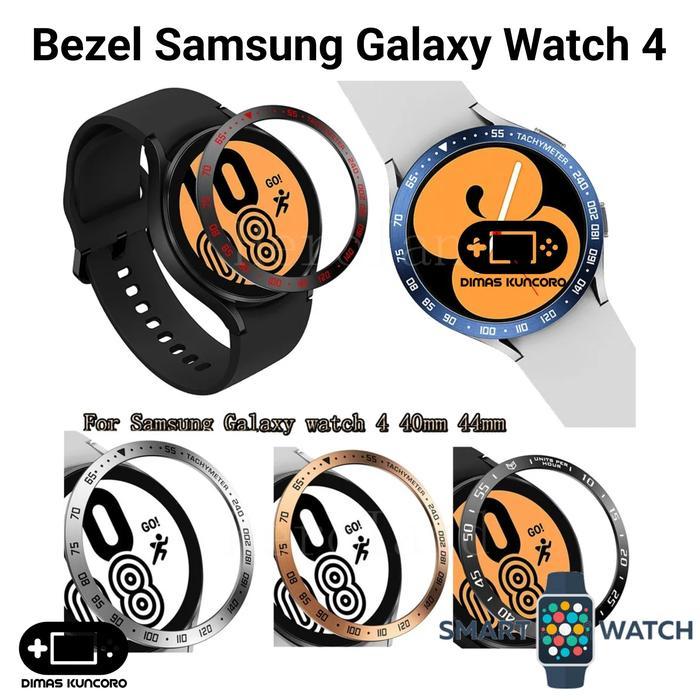 Stok Baru Bezel Samsung Galaxy Watch 4 casing protector metal cincin samsung galaxy watch 4 watch4
