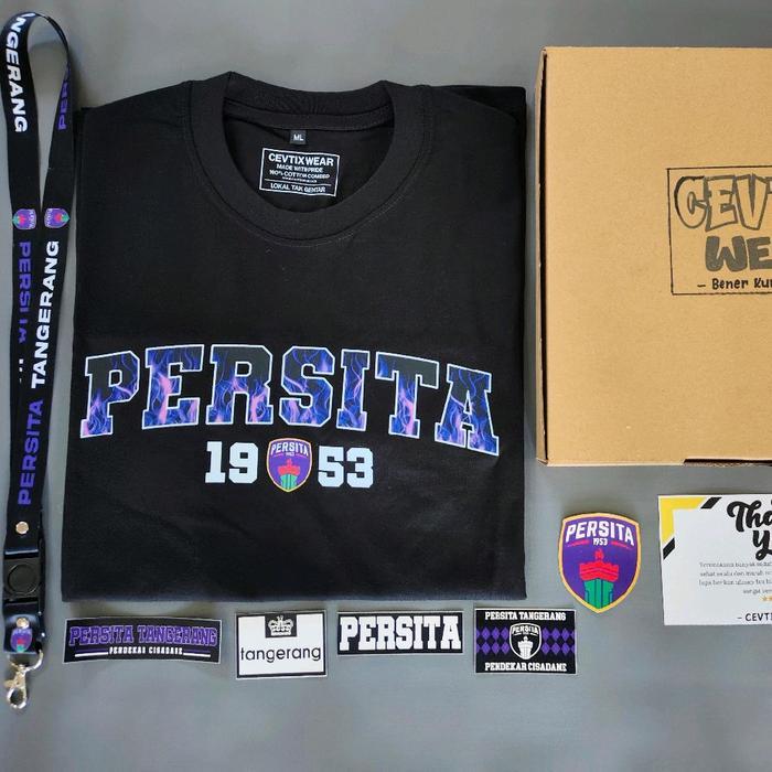 League - KAOS PERSITA FULL BONUS LANYARD, BOX, STIKER