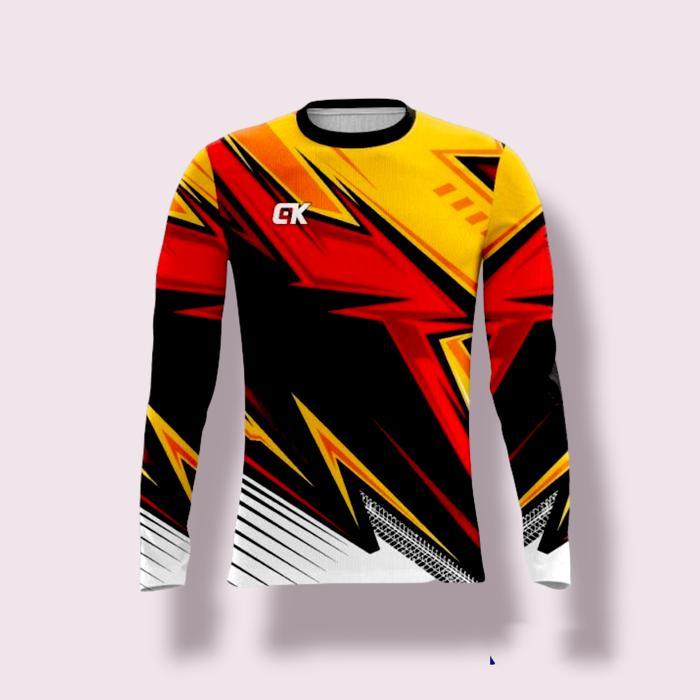 League - KAOS OLAHRAGA LENGAN PANJANG BAJU LENGAN PANJANG KAOS LENGAN PANJANG JERSEY SEPEDA PANJANG