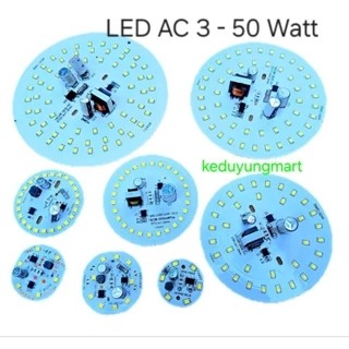 mesin lampu Modul PCB LED AC 220V putih 3w 5w 7w 9w 12w 15w 30w 45w 50w